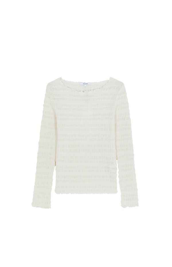 Scalpers Scalpers Majica  off-bela