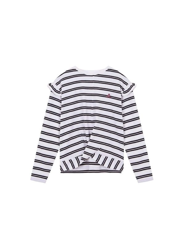 Scalpers Scalpers Majica  vinsko rdeča / črna / bela