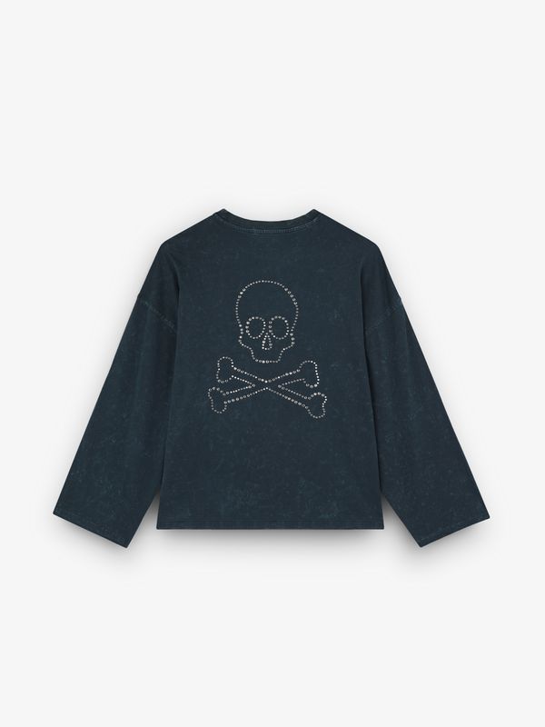 Scalpers Scalpers Majica  zelena / srebrna