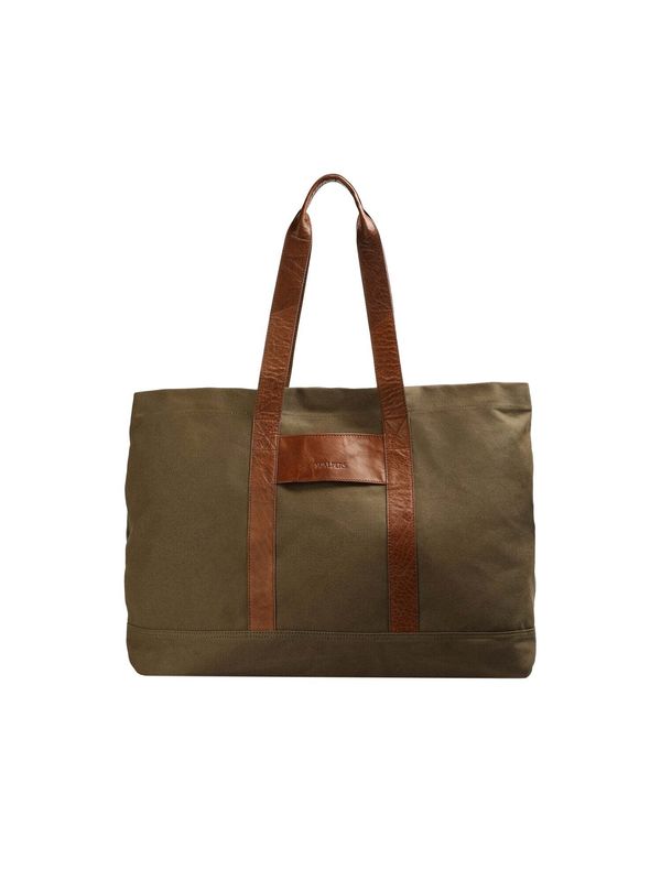 Scalpers Scalpers Nakupovalna torba  rjava / zelena