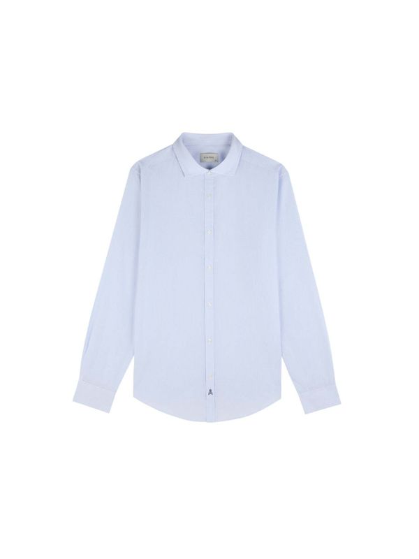 Scalpers Scalpers Poslovna srajca 'Fancy'  modra / bela