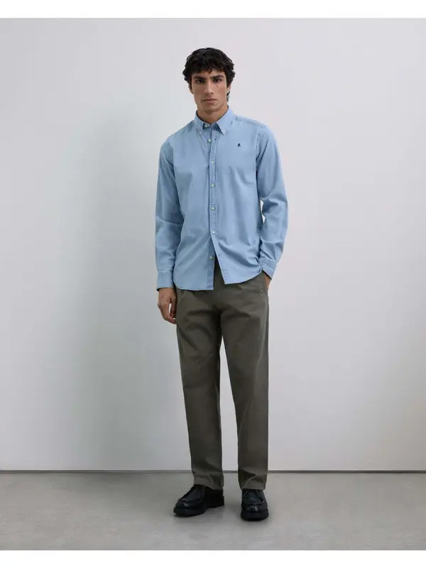 Scalpers Scalpers Srajca 'Alpha S'  moder denim