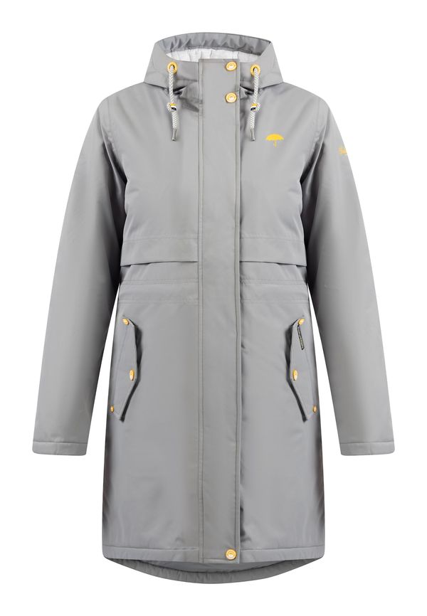 Schmuddelwedda Schmuddelwedda Funkcionalen plašč  rumena / siva / bela