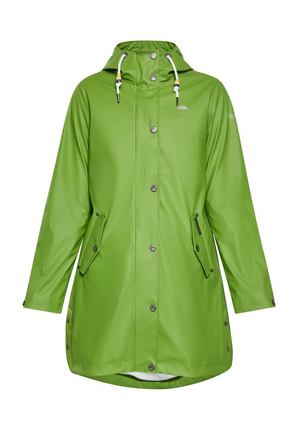 Schmuddelwedda Schmuddelwedda Funkcionalen plašč  srebrno-siva / svetlo zelena
