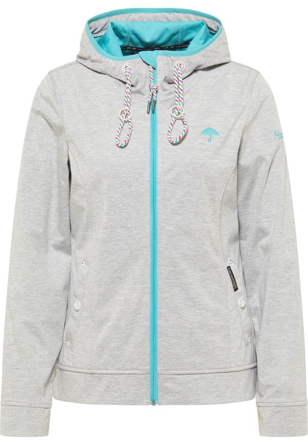 Schmuddelwedda Schmuddelwedda Funkcionalna jakna 'Kianna'  turkizna / pegasto siva