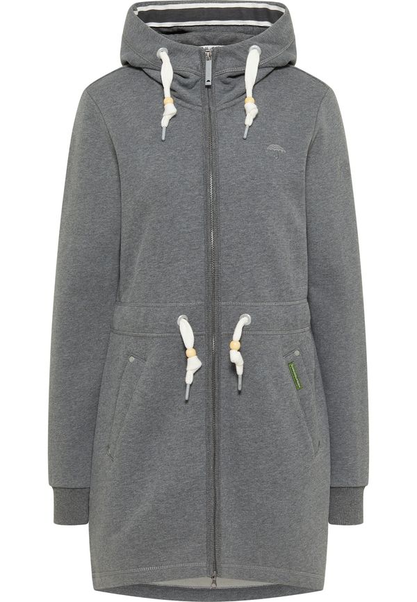 Schmuddelwedda Schmuddelwedda Jopa na zadrgo  pegasto siva / bela