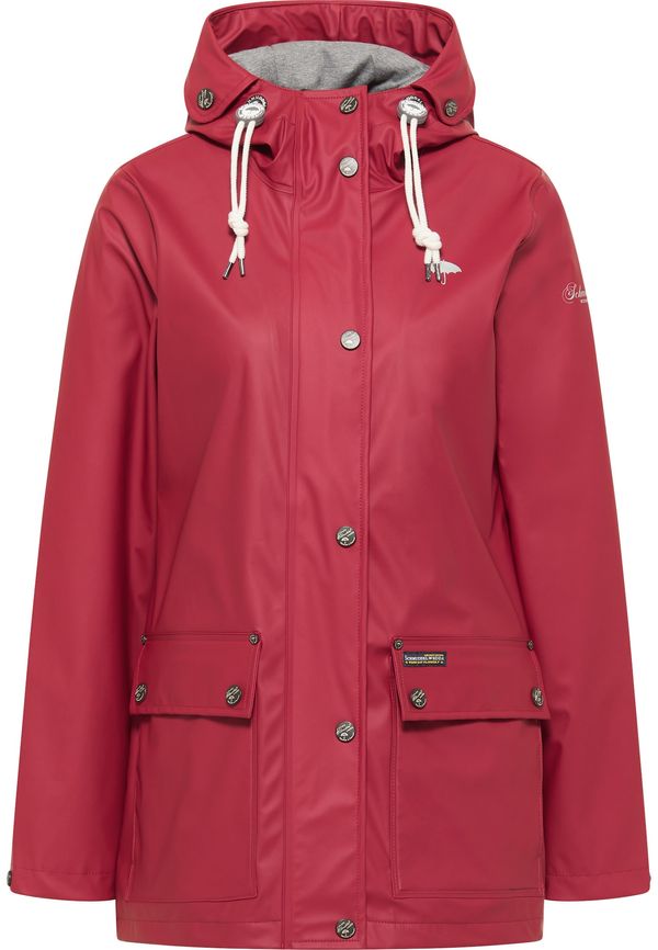 Schmuddelwedda Schmuddelwedda Prehodna jakna  merlot / srebrna / bela