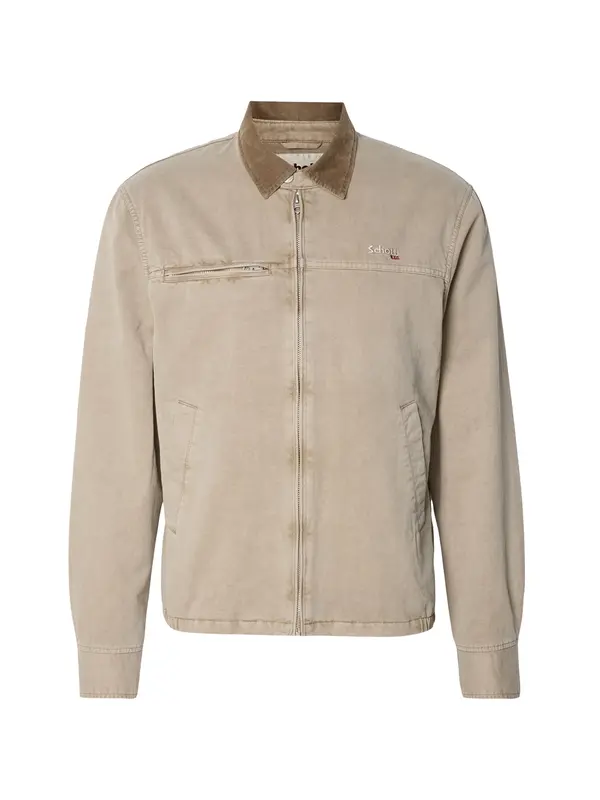 Schott NYC Schott NYC Prehodna jakna  rjava / temno siva