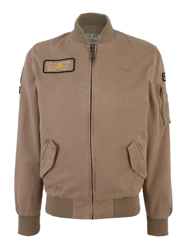Schott NYC Schott NYC Prehodna jakna  temno siva