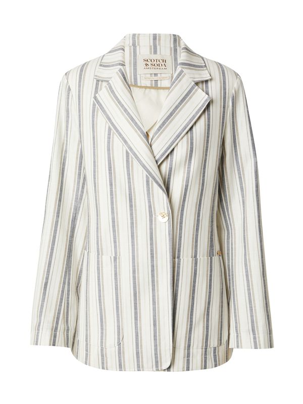 SCOTCH & SODA SCOTCH & SODA Blazer  rjava / siva / bela