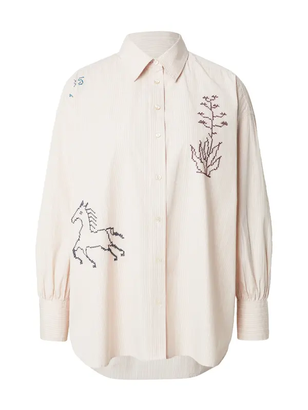 SCOTCH & SODA SCOTCH & SODA Bluza  rjava / roza / črna / bela