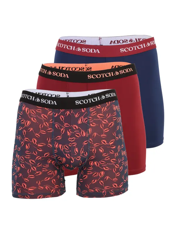 SCOTCH & SODA SCOTCH & SODA Boksarice  temno modra / rdeča / temno rdeča / črna