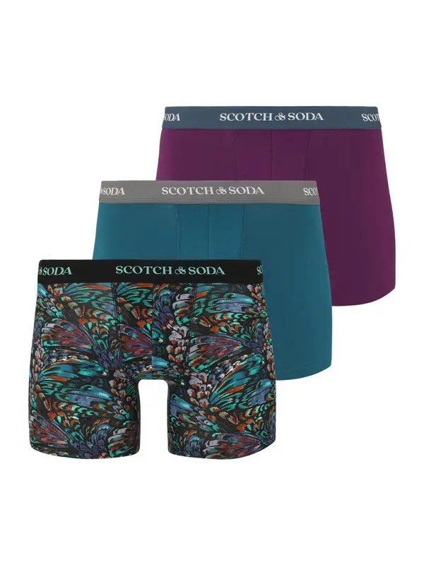 SCOTCH & SODA SCOTCH & SODA Boksarice  turkizna / konjak / petrol / jagoda
