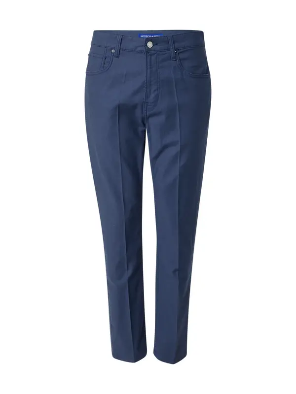 SCOTCH & SODA SCOTCH & SODA Hlače na rob 'DOBBY'  mornarska