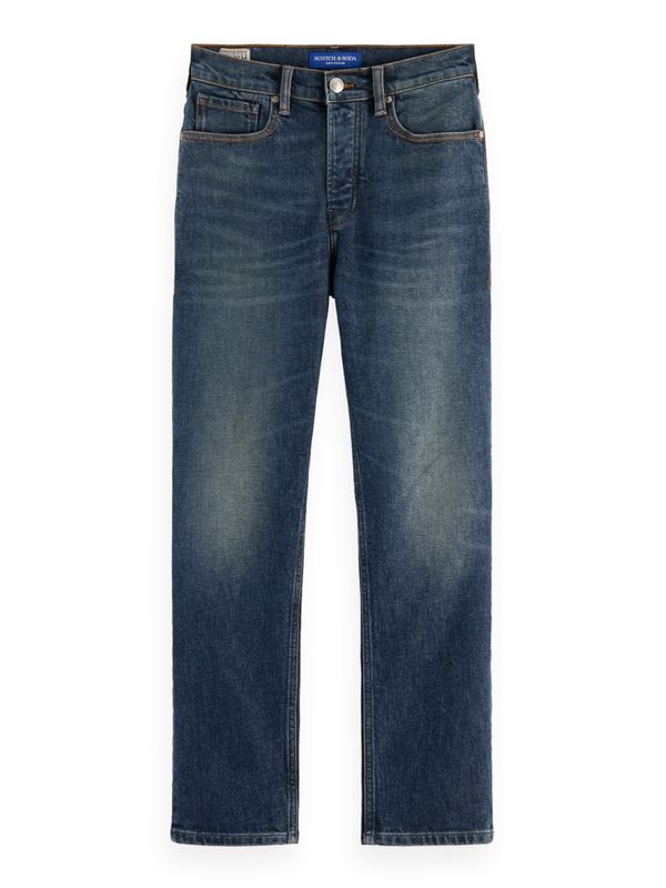 SCOTCH & SODA SCOTCH & SODA Kavbojke 'The Drop regular tapered jeans'  temno modra