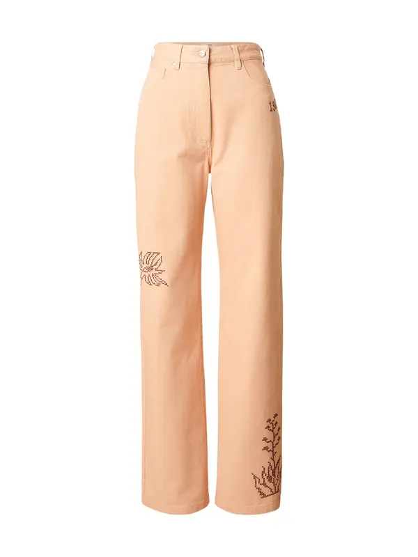 SCOTCH & SODA SCOTCH & SODA Kavbojke 'THE RIPPLE'  temno rjava / puder