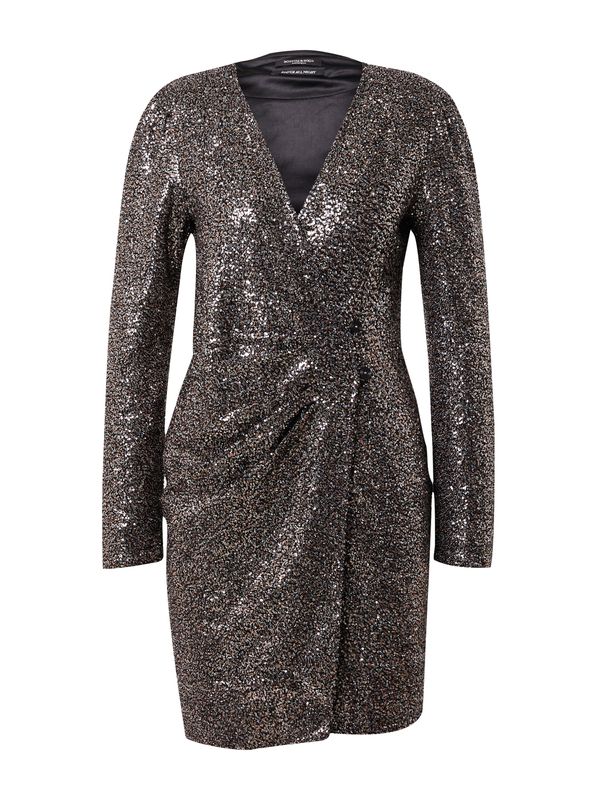 SCOTCH & SODA SCOTCH & SODA Koktejl obleka  srebrna