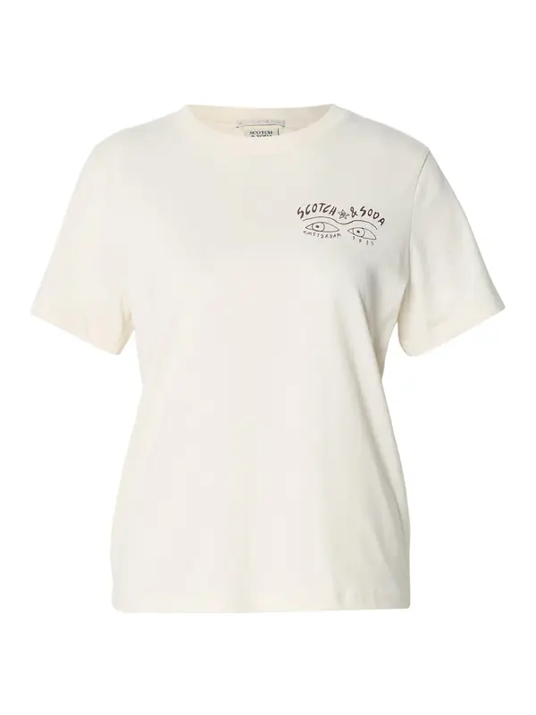 SCOTCH & SODA SCOTCH & SODA Majica  ciklama / off-bela