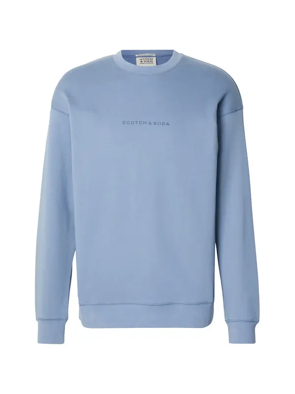 SCOTCH & SODA SCOTCH & SODA Majica 'Seasonal Core'  mornarska / svetlo modra