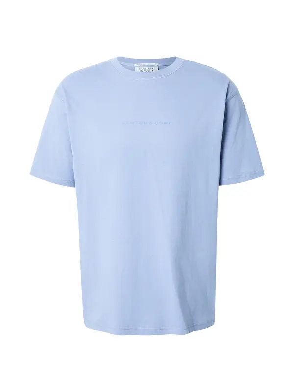 SCOTCH & SODA SCOTCH & SODA Majica 'Seasonal Core'  opal / svetlo modra
