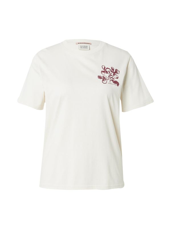 SCOTCH & SODA SCOTCH & SODA Majica  sliva / bela