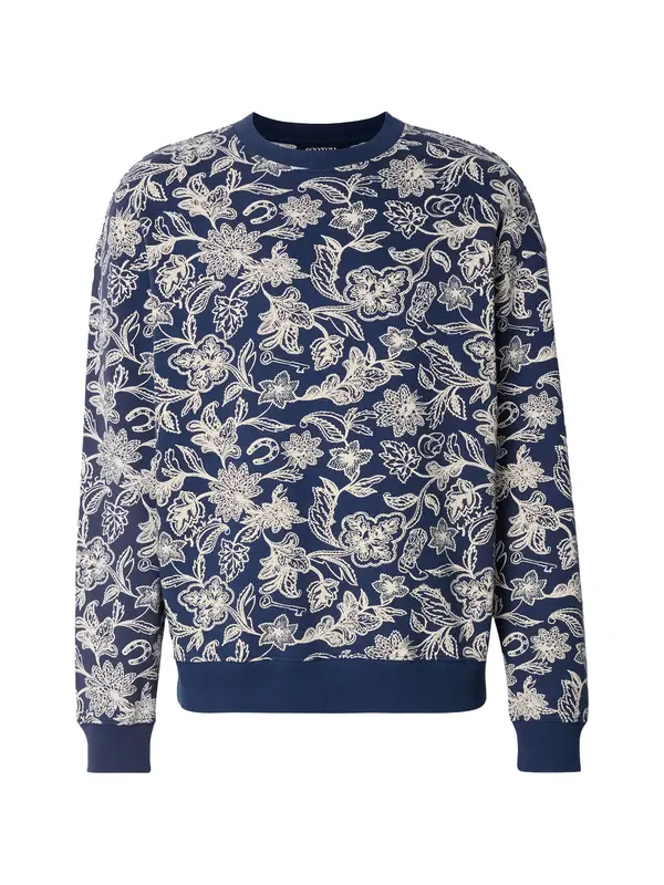 SCOTCH & SODA SCOTCH & SODA Majica  temno modra / off-bela