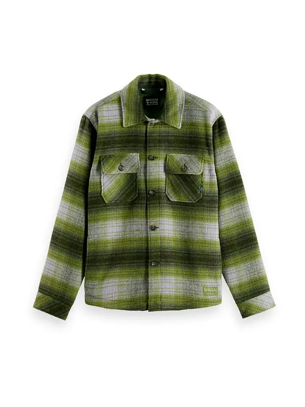 SCOTCH & SODA SCOTCH & SODA Prehodna jakna  svetlo siva / kivi / temno zelena