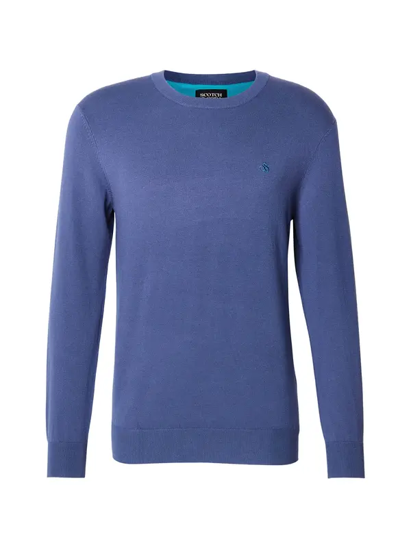 SCOTCH & SODA SCOTCH & SODA Pulover 'Seasonal Core'  temno modra