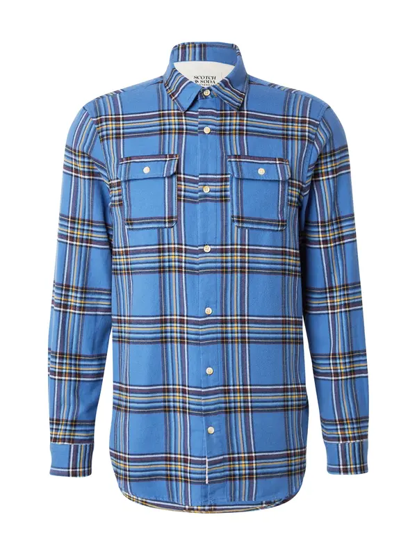SCOTCH & SODA SCOTCH & SODA Srajca  moder denim / rumena / bordo / off-bela
