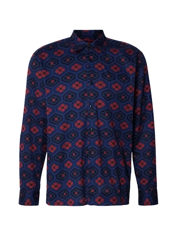SCOTCH & SODA SCOTCH & SODA Srajca  mornarska / burgund / črna