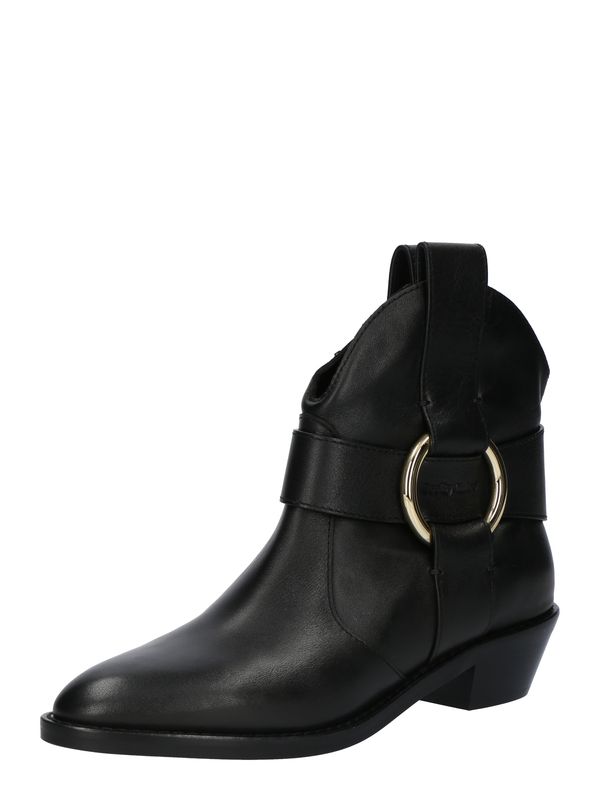 See by Chloé See by Chloé Kavbojski škornji 'NEW RING LINE'  črna