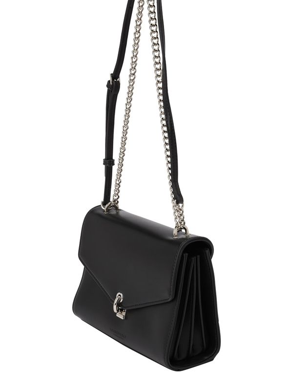 Seidenfelt Manufaktur Seidenfelt Manufaktur Torba za čez ramo 'Kisa'  črna / srebrna