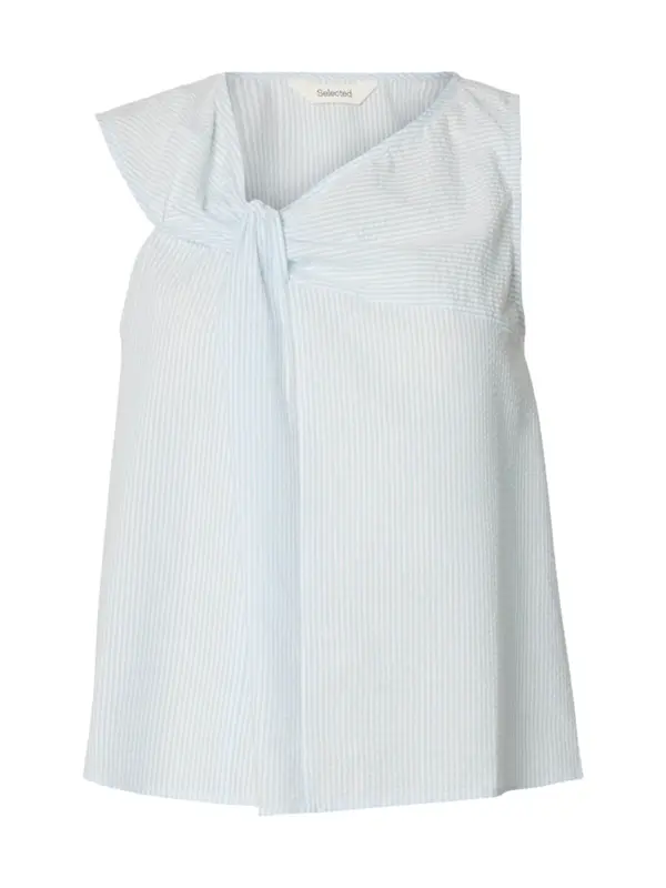 SELECTED SELECTED Bluza 'SLFHANNAH'  svetlo modra / bela