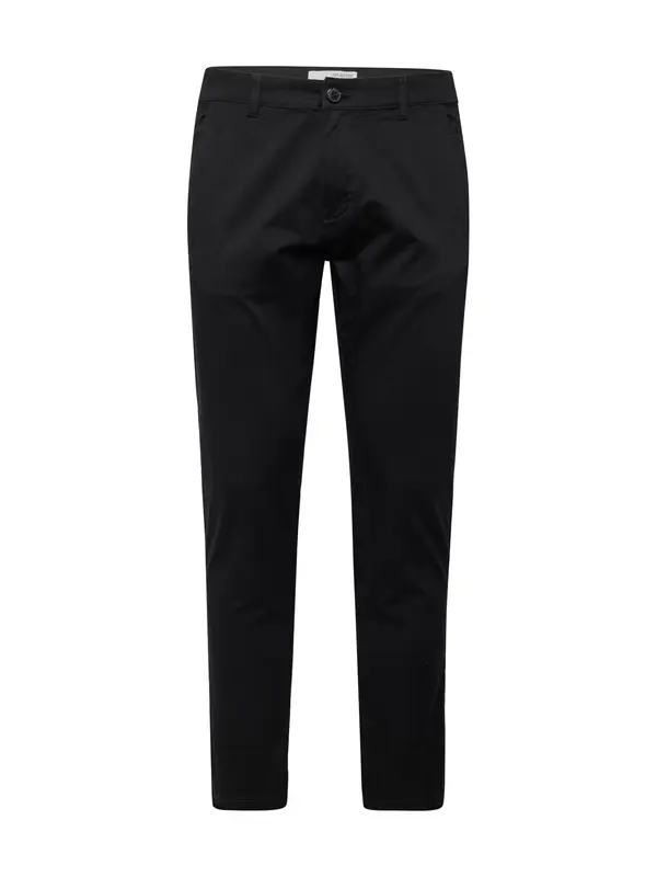 SELECTED SELECTED Chino hlače 'DAN'  črna