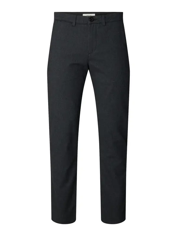 SELECTED SELECTED Chino hlače 'Miles'  črn denim