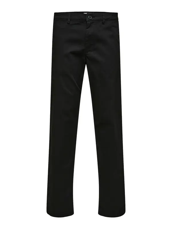 SELECTED SELECTED Chino hlače 'New Miles'  črna