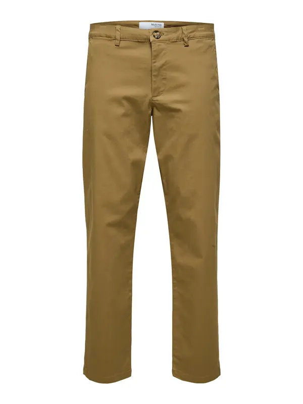 SELECTED SELECTED Chino hlače 'New Miles'  rjava