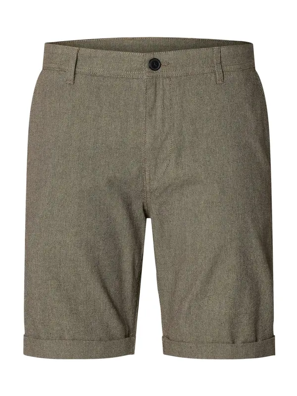 SELECTED SELECTED Chino hlače 'SLHLuton'  oliva / bela