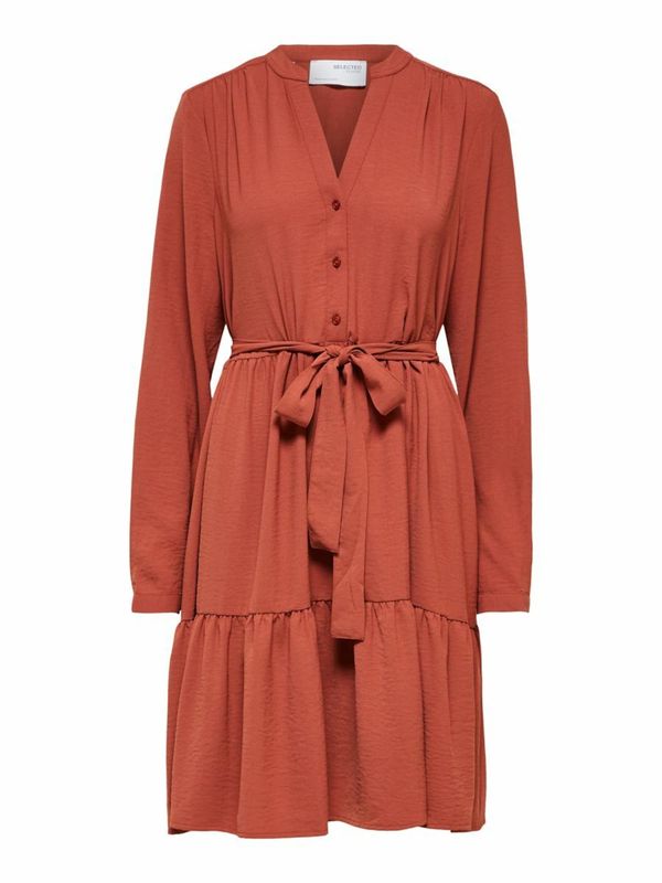 SELECTED FEMME SELECTED FEMME Obleka  temno oranžna