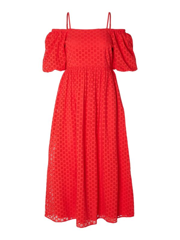 SELECTED FEMME SELECTED FEMME Poletna obleka 'Anelli'  ognjeno rdeča