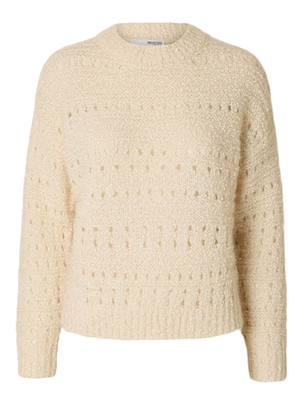 SELECTED FEMME SELECTED FEMME Pulover 'SLFALFI LS'  kremna