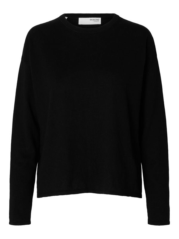SELECTED FEMME SELECTED FEMME Pulover 'SLFLAURA'  črna