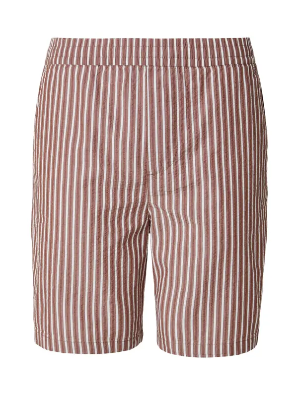 SELECTED SELECTED Hlače 'SLHREGSTUART'  rjava / čokolada / bela