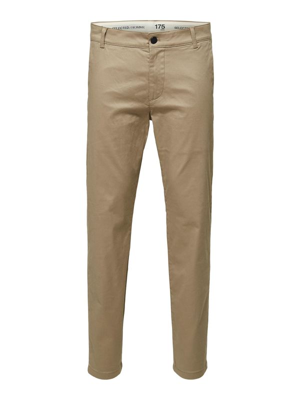 SELECTED HOMME SELECTED HOMME Chino hlače 'Buckley'  temno bež