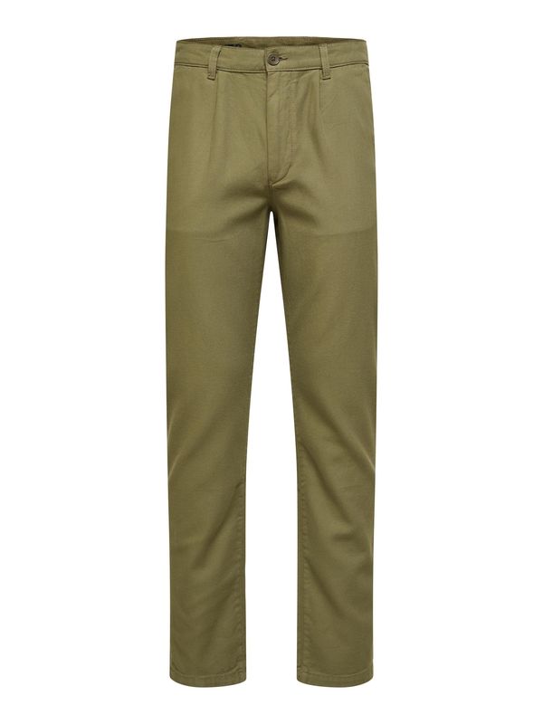 SELECTED HOMME SELECTED HOMME Chino hlače 'Jax'  oliva