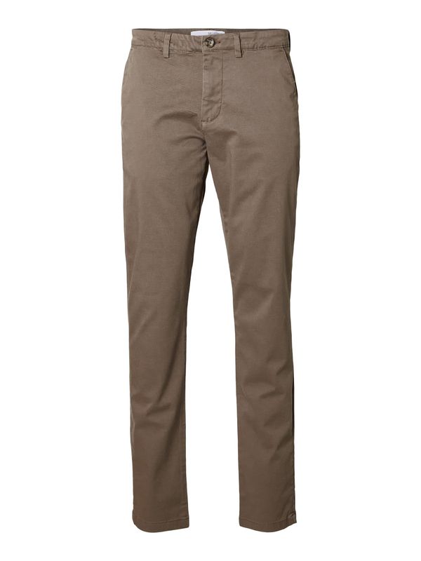 SELECTED HOMME SELECTED HOMME Chino hlače 'MILES FLEX'  mokka