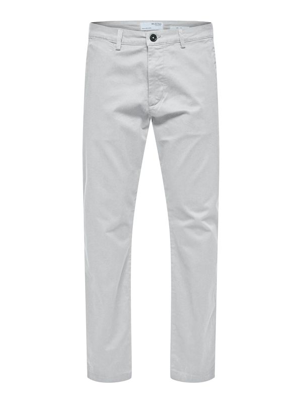 SELECTED HOMME SELECTED HOMME Chino hlače 'Miles Flex'  svetlo siva