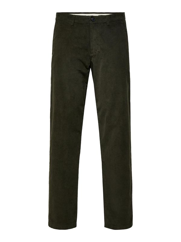 SELECTED HOMME SELECTED HOMME Chino hlače 'Miles'  temno zelena