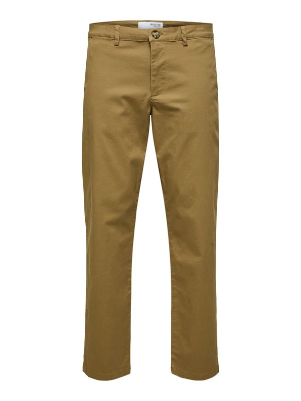 SELECTED HOMME SELECTED HOMME Chino hlače 'New Miles'  rjava