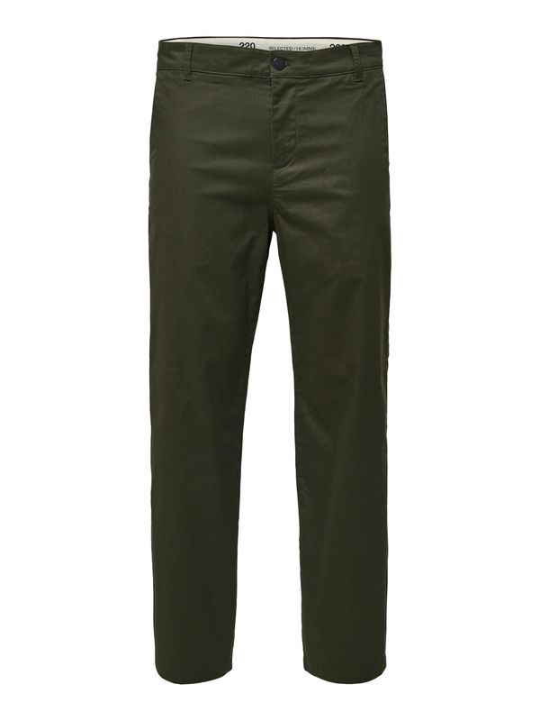 SELECTED HOMME SELECTED HOMME Chino hlače 'Salford'  temno zelena